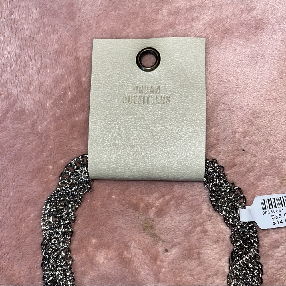 NWT Urban Outfitters Rhinestones Choker Necklace 14 inches - Picture 5 of 6